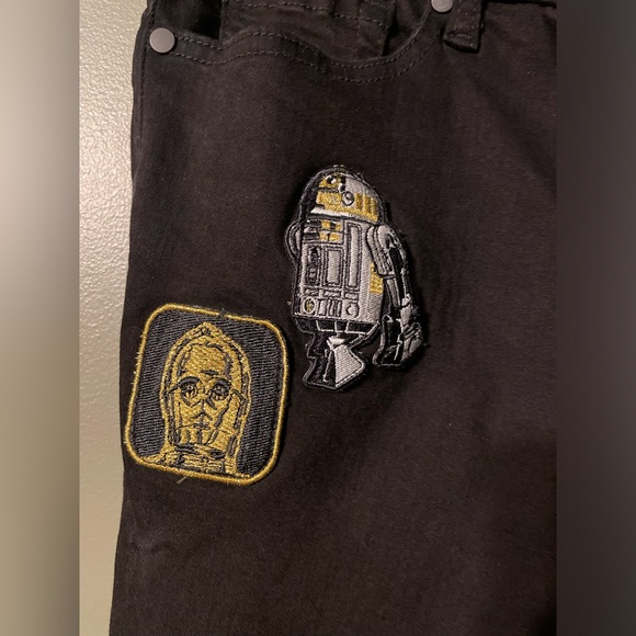 Star Wars Patch Skinny Jeans Plus Size 16 Tall - Picture 8 of 10